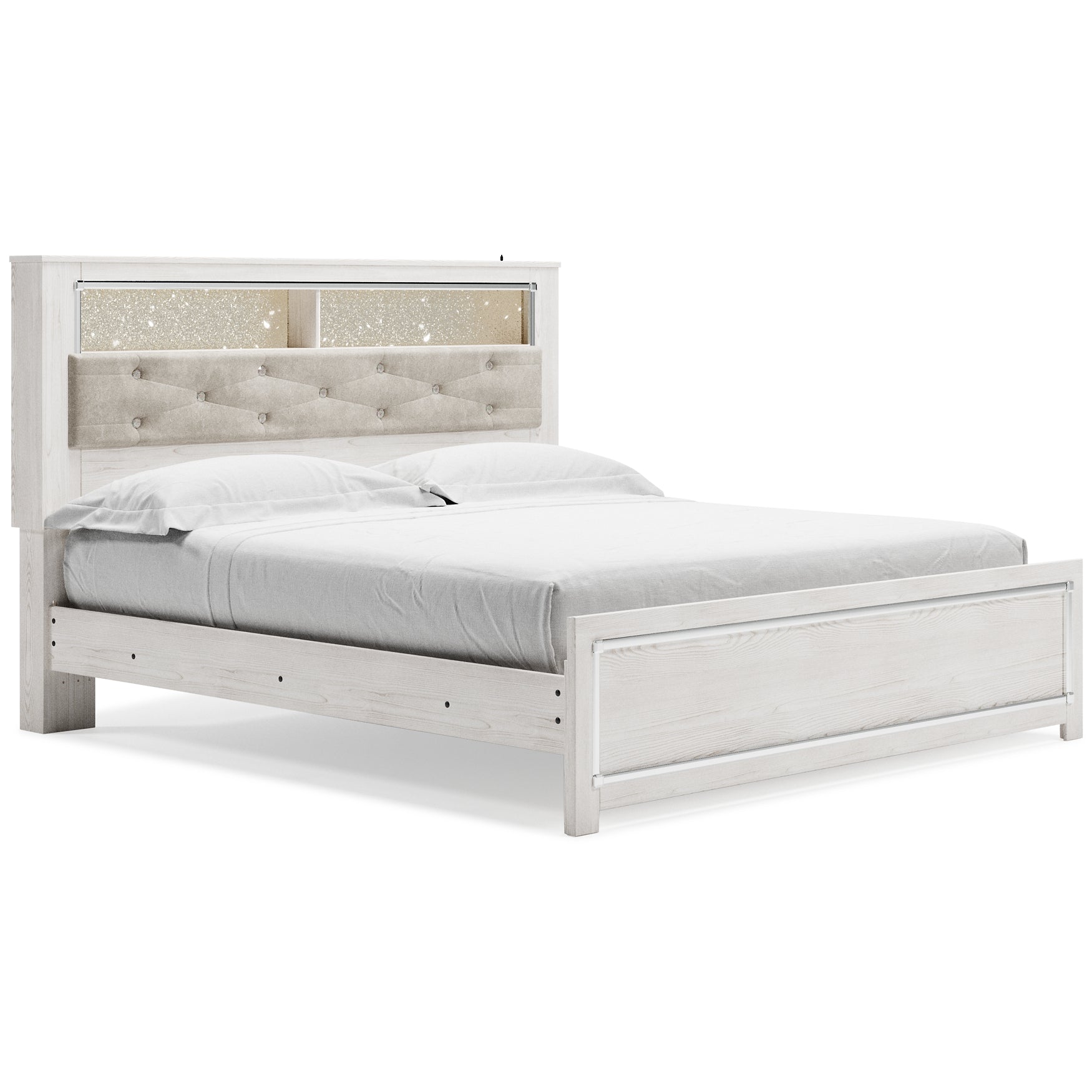 Altyra King Panel Bookcase Bed with Dresser Milwaukee Furniture of Chicago - Furniture Store in Chicago Serving Humbolt Park, Roscoe Village, Avondale, & Homan Square