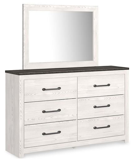 Gerridan Full Panel Bed with Mirrored Dresser Milwaukee Furniture of Chicago - Furniture Store in Chicago Serving Humbolt Park, Roscoe Village, Avondale, & Homan Square