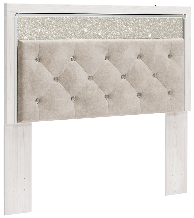 Altyra Queen Panel Headboard with Mirrored Dresser, Chest and Nightstand Milwaukee Furniture of Chicago - Furniture Store in Chicago Serving Humbolt Park, Roscoe Village, Avondale, & Homan Square