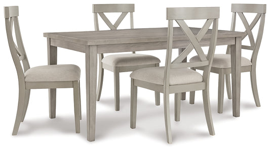 Parellen Dining Table and 4 Chairs Milwaukee Furniture of Chicago - Furniture Store in Chicago Serving Humbolt Park, Roscoe Village, Avondale, & Homan Square