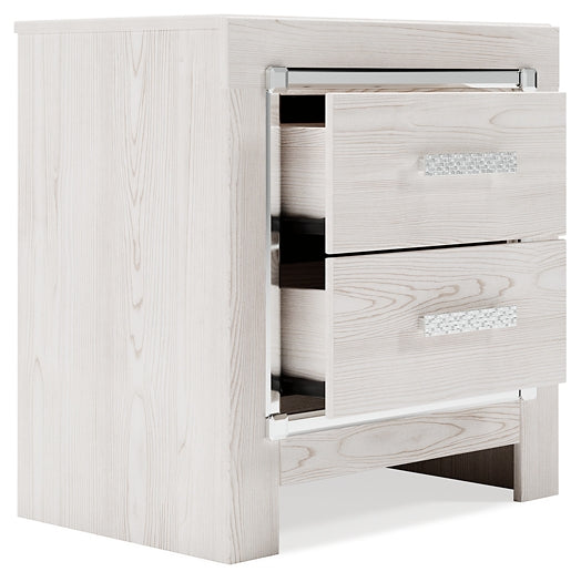 Altyra King Upholstered Storage Bed with Mirrored Dresser and Nightstand Milwaukee Furniture of Chicago - Furniture Store in Chicago Serving Humbolt Park, Roscoe Village, Avondale, & Homan Square