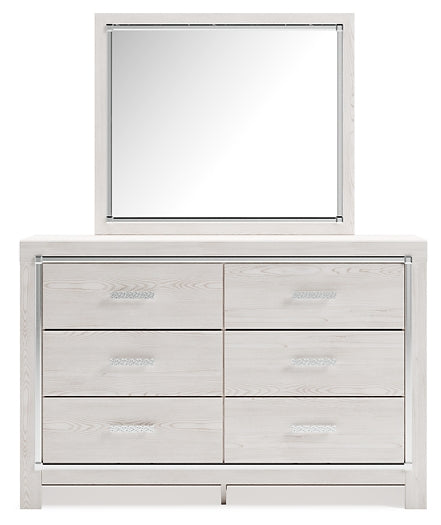 Altyra King Upholstered Storage Bed with Mirrored Dresser and Nightstand Milwaukee Furniture of Chicago - Furniture Store in Chicago Serving Humbolt Park, Roscoe Village, Avondale, & Homan Square