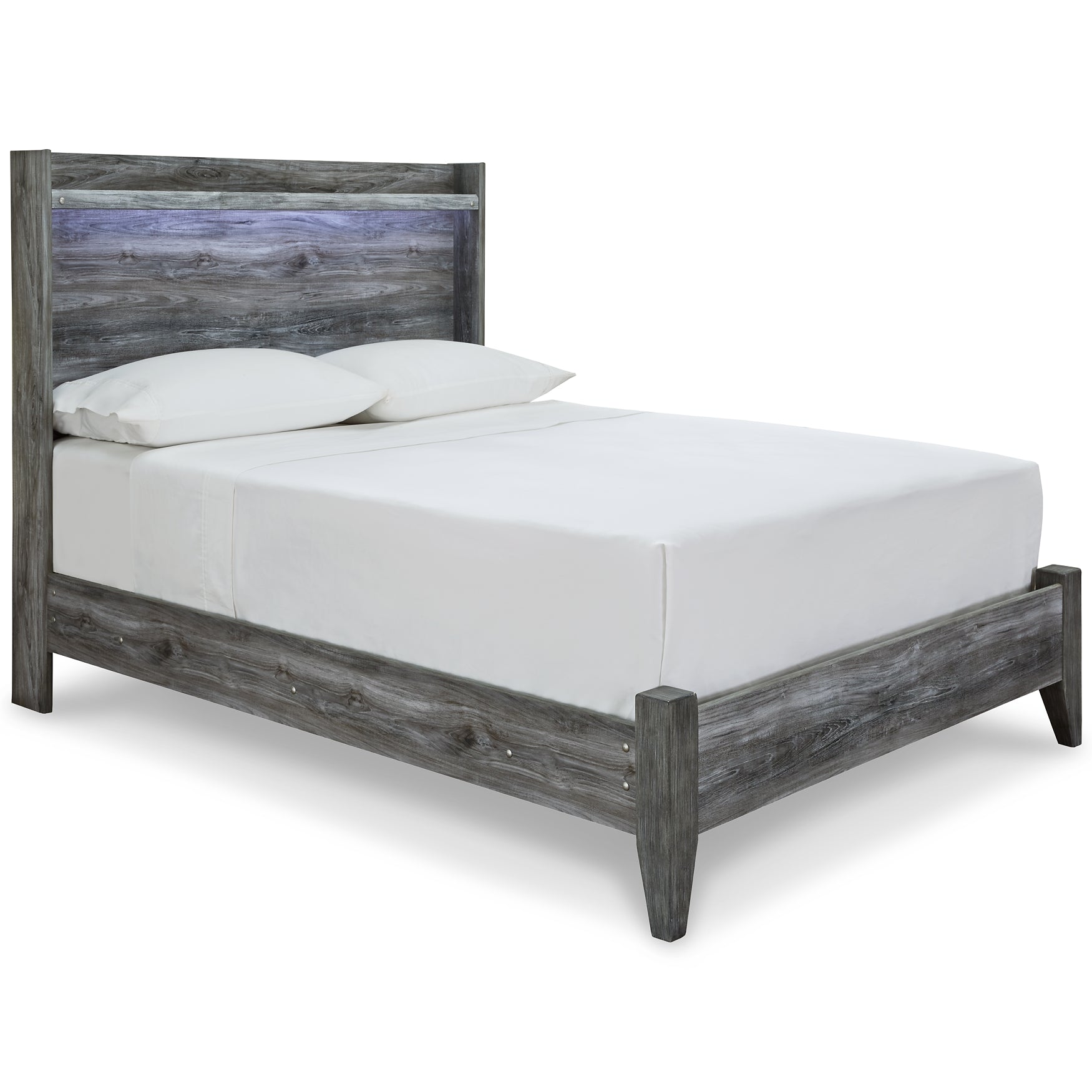 Baystorm Full Panel Bed with Mirrored Dresser and Nightstand Milwaukee Furniture of Chicago - Furniture Store in Chicago Serving Humbolt Park, Roscoe Village, Avondale, & Homan Square