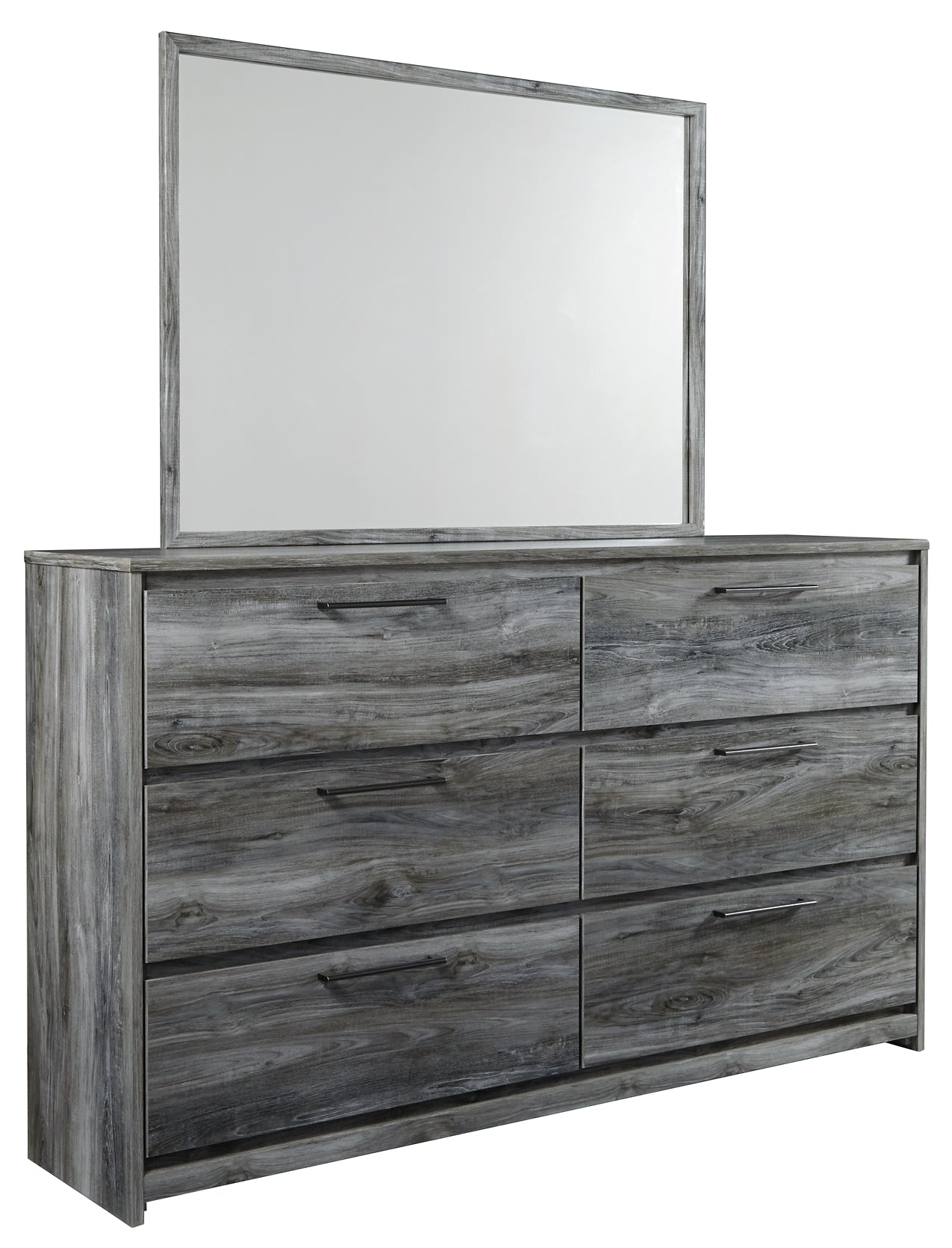 Baystorm Full Panel Bed with Mirrored Dresser and Nightstand Milwaukee Furniture of Chicago - Furniture Store in Chicago Serving Humbolt Park, Roscoe Village, Avondale, & Homan Square