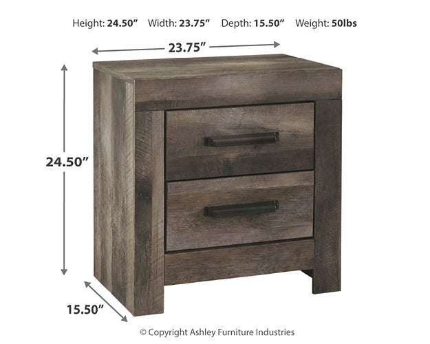 Wynnlow King Panel Bed with Mirrored Dresser and Nightstand Milwaukee Furniture of Chicago - Furniture Store in Chicago Serving Humbolt Park, Roscoe Village, Avondale, & Homan Square