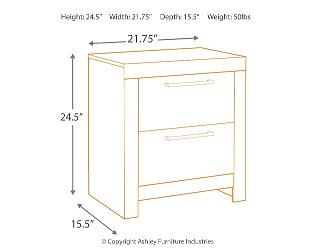 Derekson King Panel Bed with 2 Storage Drawers with Mirrored Dresser and Nightstand Milwaukee Furniture of Chicago - Furniture Store in Chicago Serving Humbolt Park, Roscoe Village, Avondale, & Homan Square