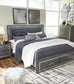 Lodanna King Panel Bed with 2 Storage Drawers with Mirrored Dresser and Nightstand Milwaukee Furniture of Chicago - Furniture Store in Chicago Serving Humbolt Park, Roscoe Village, Avondale, & Homan Square