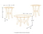 Fantell Occasional Table Set (3/CN) Milwaukee Furniture of Chicago - Furniture Store in Chicago Serving Humbolt Park, Roscoe Village, Avondale, & Homan Square