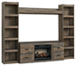 Trinell 4-Piece Entertainment Center with Electric Fireplace Milwaukee Furniture of Chicago - Furniture Store in Chicago Serving Humbolt Park, Roscoe Village, Avondale, & Homan Square