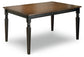 Owingsville Dining Table and 4 Chairs and Bench Milwaukee Furniture of Chicago - Furniture Store in Chicago Serving Humbolt Park, Roscoe Village, Avondale, & Homan Square