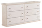 Bostwick Shoals Queen/Full Panel Headboard with Mirrored Dresser Milwaukee Furniture of Chicago - Furniture Store in Chicago Serving Humbolt Park, Roscoe Village, Avondale, & Homan Square