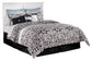 Bostwick Shoals Queen/Full Panel Headboard with Mirrored Dresser and 2 Nightstands Milwaukee Furniture of Chicago - Furniture Store in Chicago Serving Humbolt Park, Roscoe Village, Avondale, & Homan Square