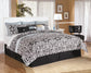 Bostwick Shoals King/California King Panel Headboard with Mirrored Dresser and 2 Nightstands Milwaukee Furniture of Chicago - Furniture Store in Chicago Serving Humbolt Park, Roscoe Village, Avondale, & Homan Square