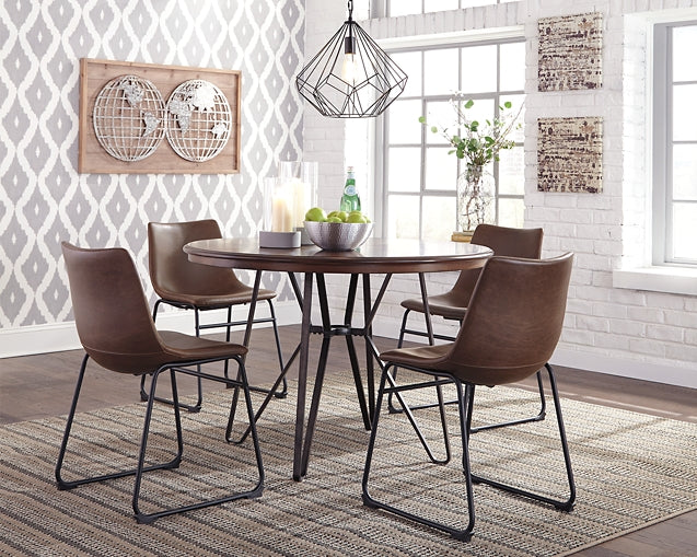 Centiar Dining Table and 4 Chairs Milwaukee Furniture of Chicago - Furniture Store in Chicago Serving Humbolt Park, Roscoe Village, Avondale, & Homan Square