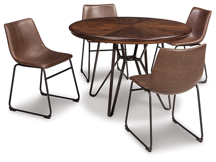 Centiar Dining Table and 4 Chairs Milwaukee Furniture of Chicago - Furniture Store in Chicago Serving Humbolt Park, Roscoe Village, Avondale, & Homan Square