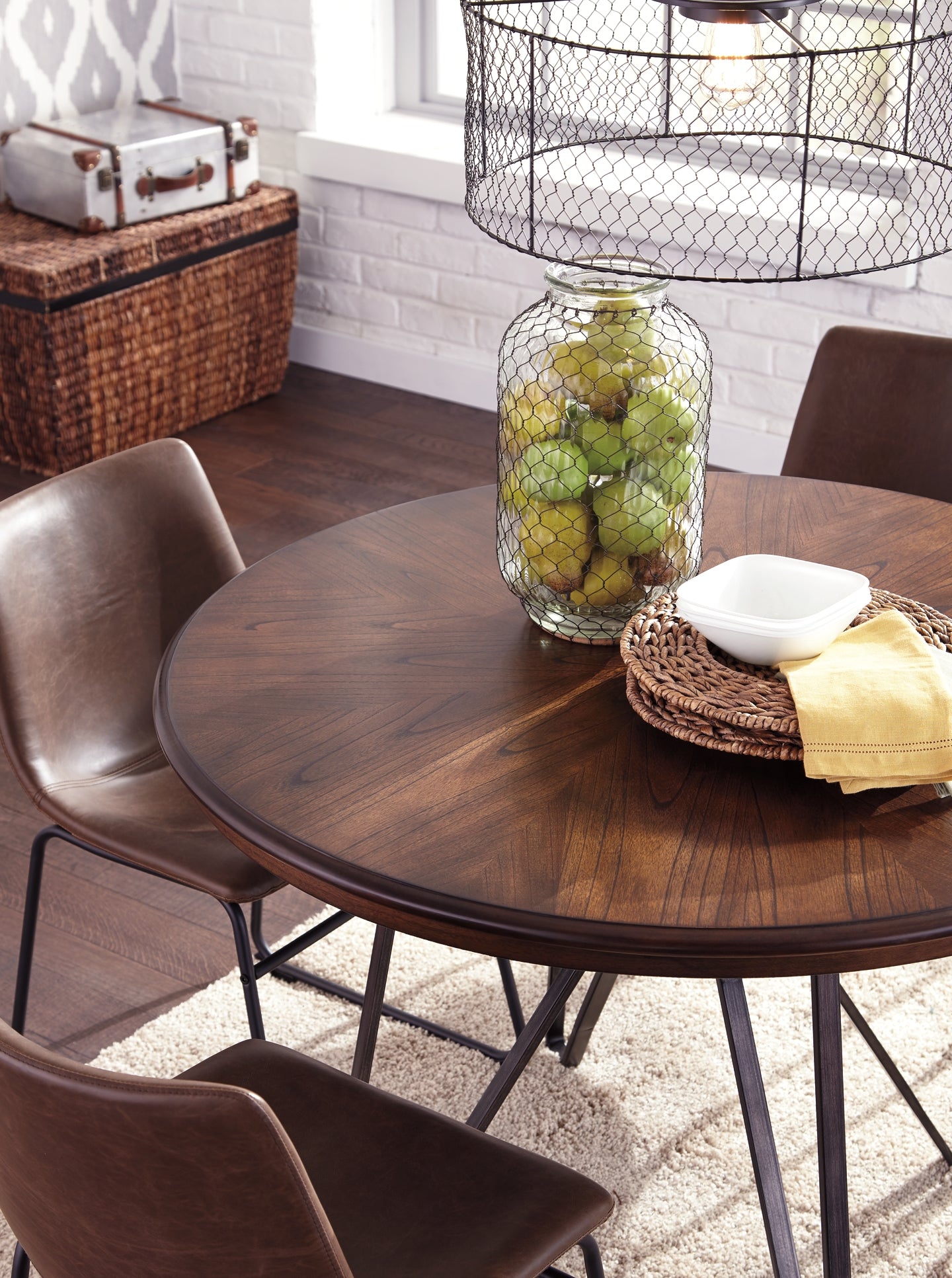 Centiar Dining Table and 4 Chairs Milwaukee Furniture of Chicago - Furniture Store in Chicago Serving Humbolt Park, Roscoe Village, Avondale, & Homan Square