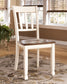 Whitesburg Dining Table and 4 Chairs and Bench with Storage Milwaukee Furniture of Chicago - Furniture Store in Chicago Serving Humbolt Park, Roscoe Village, Avondale, & Homan Square