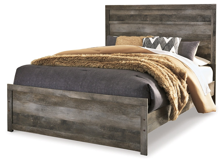 Wynnlow Queen Panel Bed with 2 Nightstands Milwaukee Furniture of Chicago - Furniture Store in Chicago Serving Humbolt Park, Roscoe Village, Avondale, & Homan Square