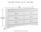 Anarasia Twin Sleigh Headboard with Dresser Milwaukee Furniture of Chicago - Furniture Store in Chicago Serving Humbolt Park, Roscoe Village, Avondale, & Homan Square