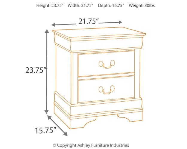 Alisdair Twin Sleigh Bed with 2 Nightstands Milwaukee Furniture of Chicago - Furniture Store in Chicago Serving Humbolt Park, Roscoe Village, Avondale, & Homan Square