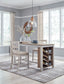 Skempton Counter Height Dining Table and 2 Barstools Milwaukee Furniture of Chicago - Furniture Store in Chicago Serving Humbolt Park, Roscoe Village, Avondale, & Homan Square