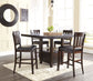 Haddigan Counter Height Dining Table and 4 Barstools Milwaukee Furniture of Chicago - Furniture Store in Chicago Serving Humbolt Park, Roscoe Village, Avondale, & Homan Square