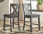 Caitbrook Counter Height Dining Table and 4 Barstools Milwaukee Furniture of Chicago - Furniture Store in Chicago Serving Humbolt Park, Roscoe Village, Avondale, & Homan Square