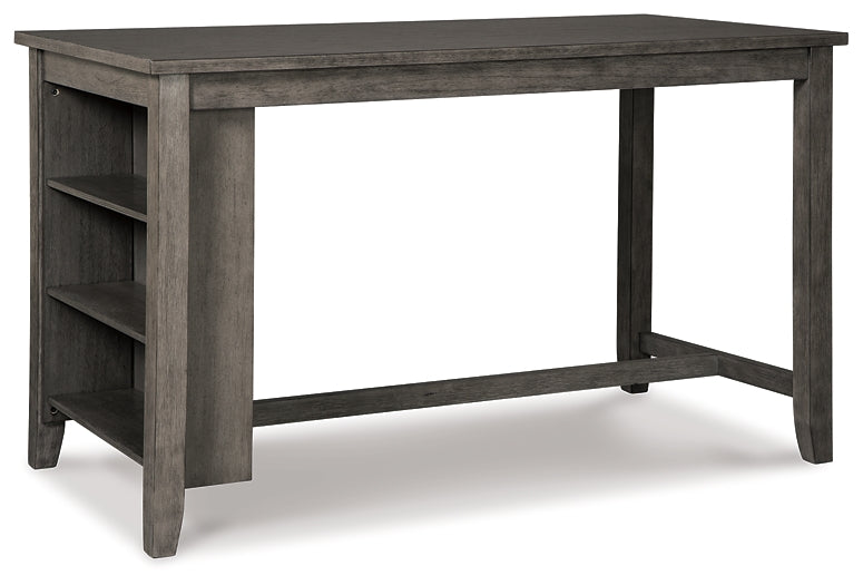 Caitbrook Counter Height Dining Table and 4 Barstools Milwaukee Furniture of Chicago - Furniture Store in Chicago Serving Humbolt Park, Roscoe Village, Avondale, & Homan Square