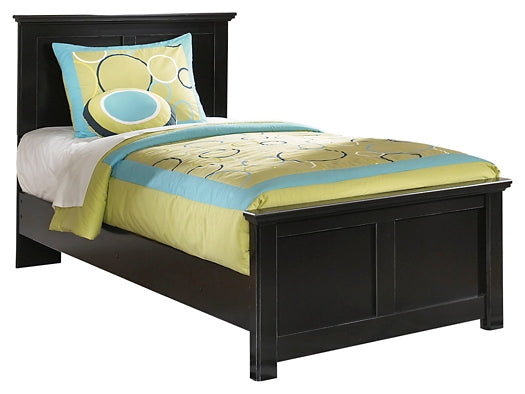 Maribel Twin Panel Bed with Dresser Milwaukee Furniture of Chicago - Furniture Store in Chicago Serving Humbolt Park, Roscoe Village, Avondale, & Homan Square