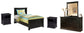 Maribel Twin Panel Bed with Mirrored Dresser and 2 Nightstands Milwaukee Furniture of Chicago - Furniture Store in Chicago Serving Humbolt Park, Roscoe Village, Avondale, & Homan Square