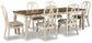 Realyn Dining Table and 6 Chairs Milwaukee Furniture of Chicago - Furniture Store in Chicago Serving Humbolt Park, Roscoe Village, Avondale, & Homan Square