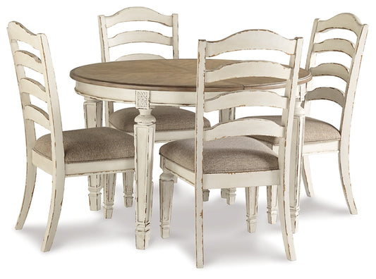 Realyn Dining Table and 4 Chairs Milwaukee Furniture of Chicago - Furniture Store in Chicago Serving Humbolt Park, Roscoe Village, Avondale, & Homan Square