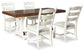 Valebeck Dining Table and 4 Chairs Milwaukee Furniture of Chicago - Furniture Store in Chicago Serving Humbolt Park, Roscoe Village, Avondale, & Homan Square