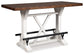 Valebeck Counter Height Dining Table and 4 Barstools Milwaukee Furniture of Chicago - Furniture Store in Chicago Serving Humbolt Park, Roscoe Village, Avondale, & Homan Square