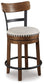 Valebeck Counter Height Dining Table and 4 Barstools Milwaukee Furniture of Chicago - Furniture Store in Chicago Serving Humbolt Park, Roscoe Village, Avondale, & Homan Square