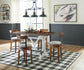 Valebeck Counter Height Dining Table and 4 Barstools Milwaukee Furniture of Chicago - Furniture Store in Chicago Serving Humbolt Park, Roscoe Village, Avondale, & Homan Square