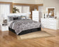 Bostwick Shoals King/California King Panel Headboard with Mirrored Dresser, Chest and Nightstand Milwaukee Furniture of Chicago - Furniture Store in Chicago Serving Humbolt Park, Roscoe Village, Avondale, & Homan Square