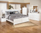 Bostwick Shoals King Panel Bed with Mirrored Dresser, Chest and Nightstand Milwaukee Furniture of Chicago - Furniture Store in Chicago Serving Humbolt Park, Roscoe Village, Avondale, & Homan Square