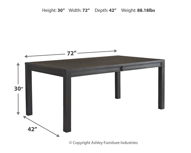 Jeanette Dining Table and 6 Chairs Milwaukee Furniture of Chicago - Furniture Store in Chicago Serving Humbolt Park, Roscoe Village, Avondale, & Homan Square