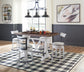 Valebeck Counter Height Dining Table and 4 Barstools Milwaukee Furniture of Chicago - Furniture Store in Chicago Serving Humbolt Park, Roscoe Village, Avondale, & Homan Square