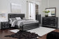 Kaydell King Upholstered Panel Bed with Mirrored Dresser Milwaukee Furniture of Chicago - Furniture Store in Chicago Serving Humbolt Park, Roscoe Village, Avondale, & Homan Square