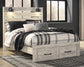 Cambeck Queen Panel Bed with 2 Storage Drawers with Mirrored Dresser and Chest Milwaukee Furniture of Chicago - Furniture Store in Chicago Serving Humbolt Park, Roscoe Village, Avondale, & Homan Square