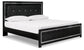 Kaydell King Upholstered Panel Bed with Dresser Milwaukee Furniture of Chicago - Furniture Store in Chicago Serving Humbolt Park, Roscoe Village, Avondale, & Homan Square