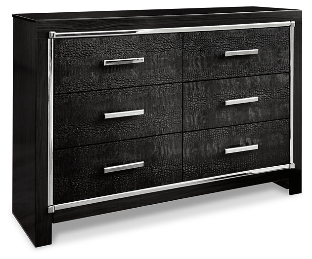 Kaydell King Upholstered Panel Bed with Dresser Milwaukee Furniture of Chicago - Furniture Store in Chicago Serving Humbolt Park, Roscoe Village, Avondale, & Homan Square