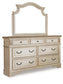 Realyn Queen Sleigh Bed with Mirrored Dresser, Chest and Nightstand Milwaukee Furniture of Chicago - Furniture Store in Chicago Serving Humbolt Park, Roscoe Village, Avondale, & Homan Square