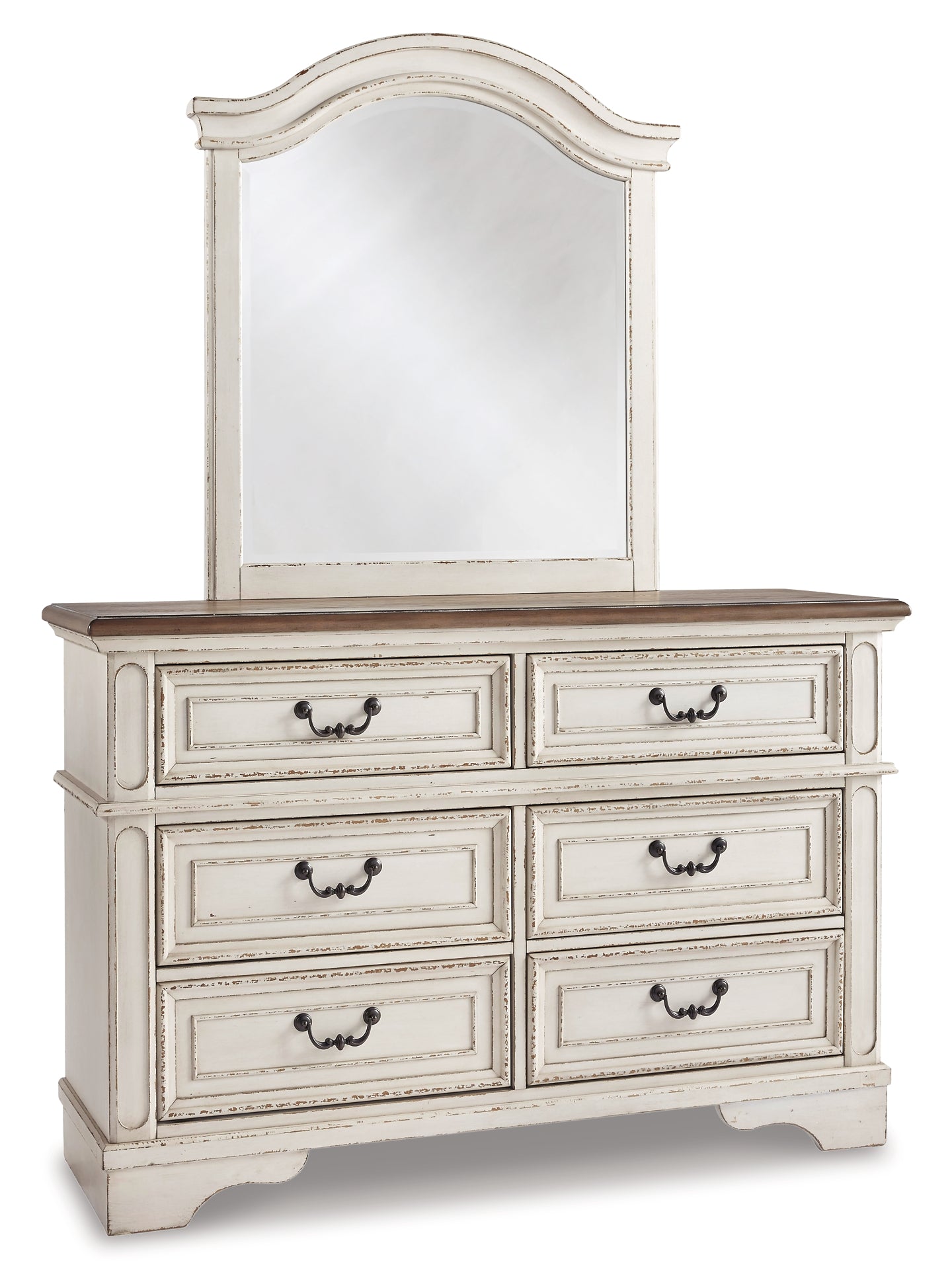 Realyn Full Panel Bed with Mirrored Dresser, Chest and Nightstand Milwaukee Furniture of Chicago - Furniture Store in Chicago Serving Humbolt Park, Roscoe Village, Avondale, & Homan Square