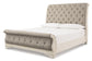 Realyn Queen Sleigh Bed with Mirrored Dresser Milwaukee Furniture of Chicago - Furniture Store in Chicago Serving Humbolt Park, Roscoe Village, Avondale, & Homan Square