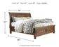 Flynnter Queen Sleigh Bed with 2 Storage Drawers with Dresser with Dresser Milwaukee Furniture of Chicago - Furniture Store in Chicago Serving Humbolt Park, Roscoe Village, Avondale, & Homan Square