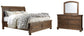 Flynnter Queen Sleigh Bed with 2 Storage Drawers with Mirrored Dresser Milwaukee Furniture of Chicago - Furniture Store in Chicago Serving Humbolt Park, Roscoe Village, Avondale, & Homan Square