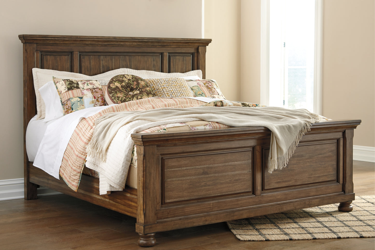 Flynnter Queen Panel Bed with Dresser Milwaukee Furniture of Chicago - Furniture Store in Chicago Serving Humbolt Park, Roscoe Village, Avondale, & Homan Square